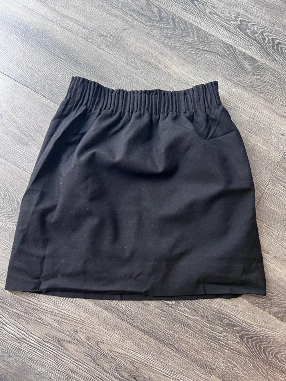 J.Crew Black Mini Skirt Size 0 Elastic Waist